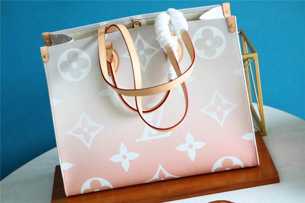 TOILE ENCOUÉE GÉANTE ONTHEGO MM BRUME GRIS MONOGRAMME