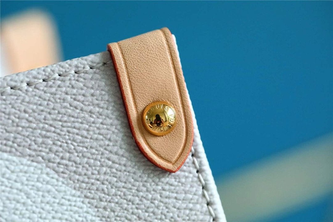 TOILE ENCOUÉE GÉANTE ONTHEGO MM BRUME GRIS MONOGRAMME