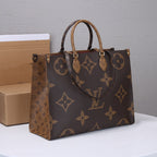 LV ONTHEGO GM 41CM MONOGRAMME TOILE GÉANTE 