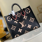 Toile monogramme noire Crafty Onthego GM 41