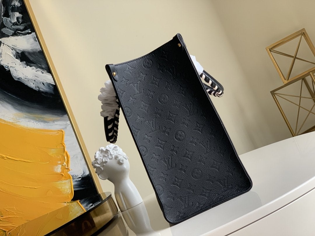 Toile monogramme noire Crafty Onthego GM 41