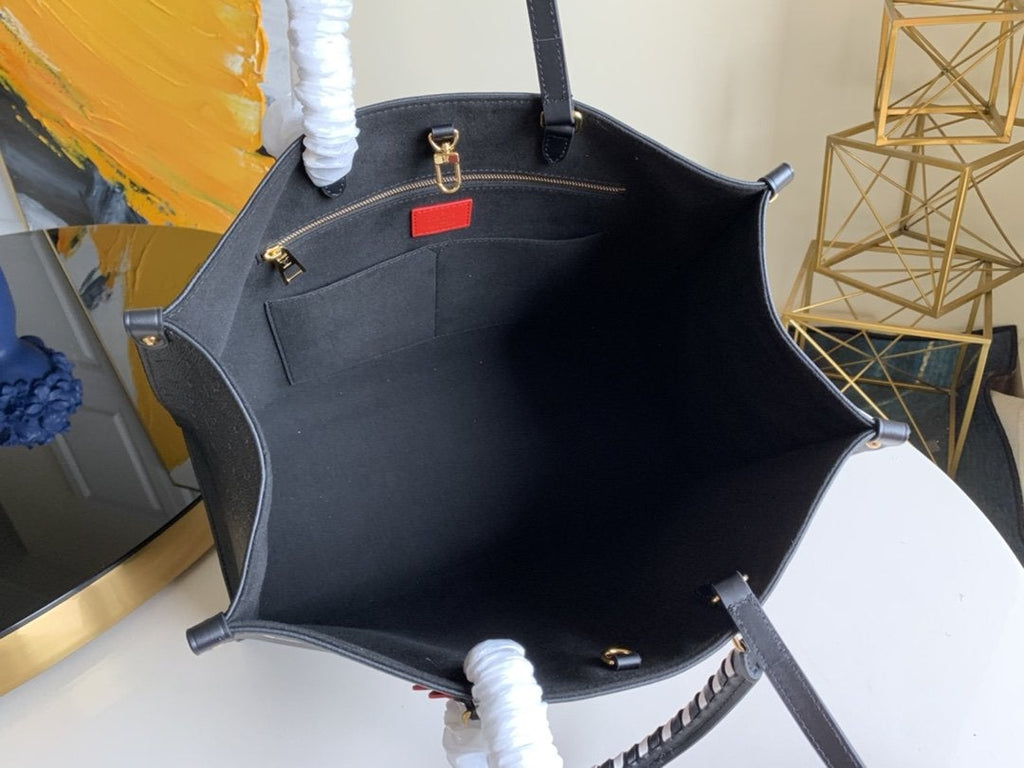 Toile monogramme noire Crafty Onthego GM 41