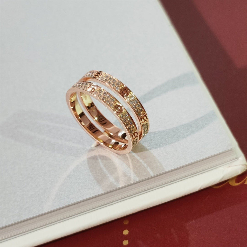 Bague d'amour [Shinejoy] avec diamant de 2,65 mm 