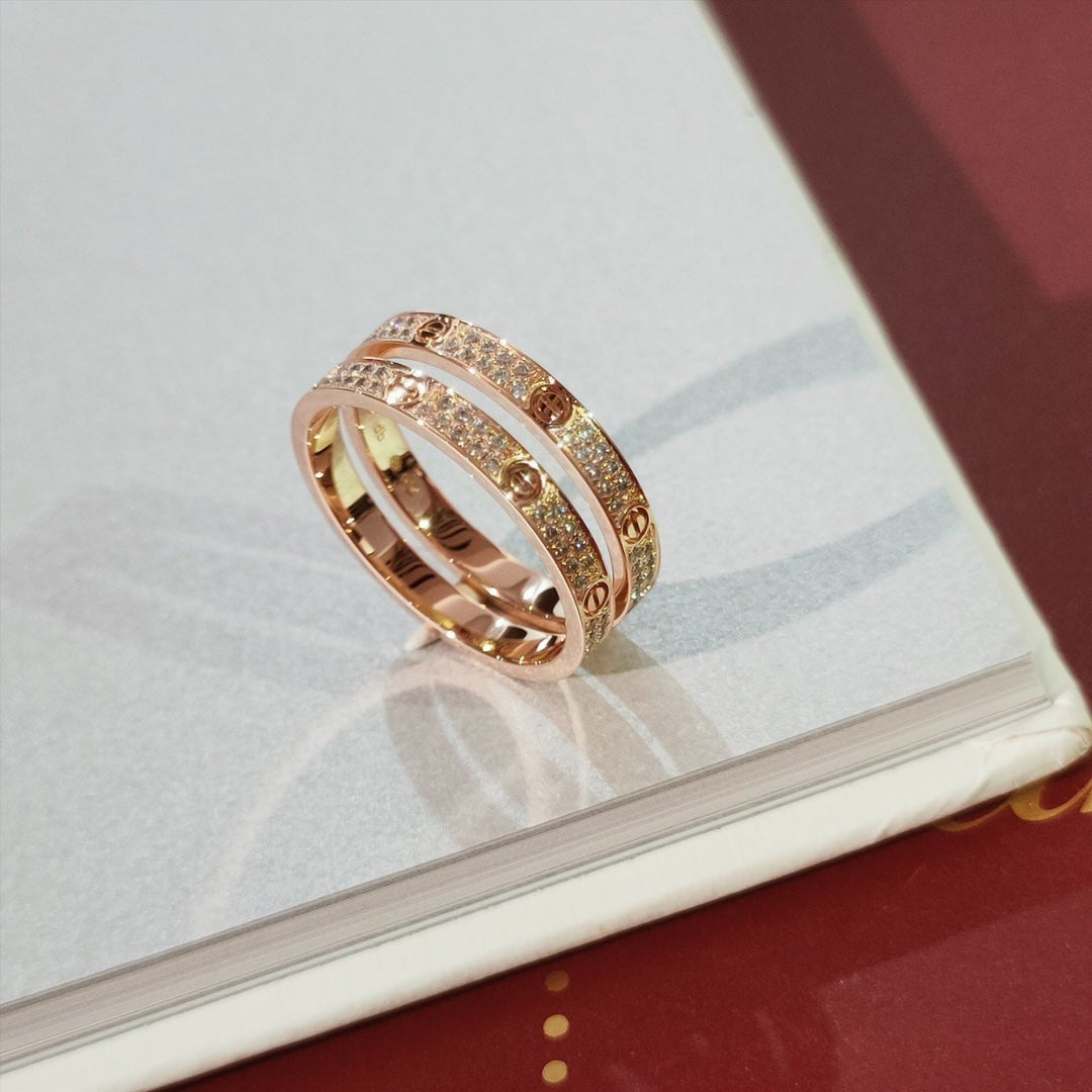 Bague d'amour [Shinejoy] avec diamant de 2,65 mm 