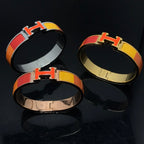 [Shinejoy]H BRACELET CÉRAMIQUE ARC-EN-CIEL ORANGE