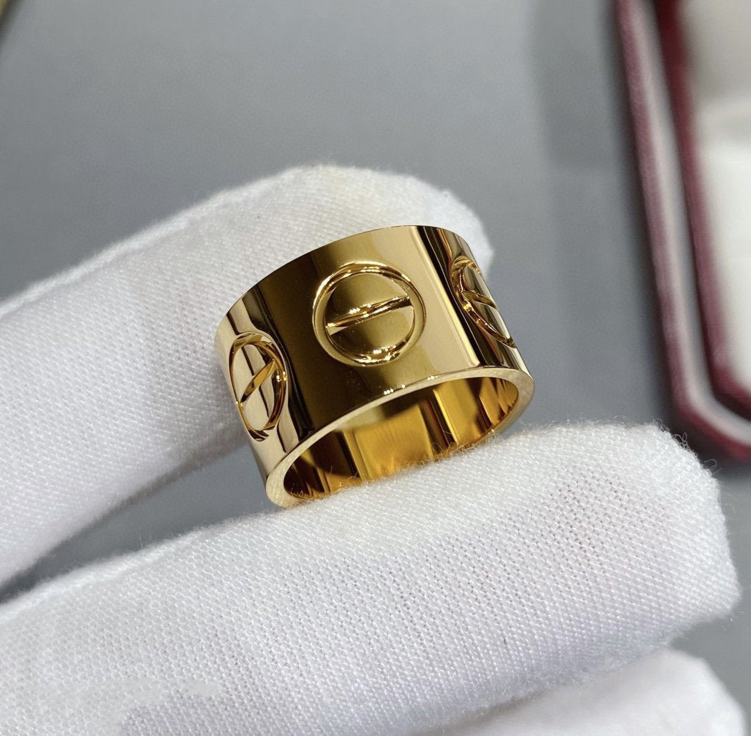 Bague [Shinejoy]LOVE 11 mm (grande taille)