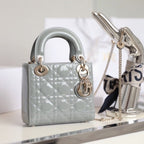 LADY 17 GRIS À MOTIF CANNAGE