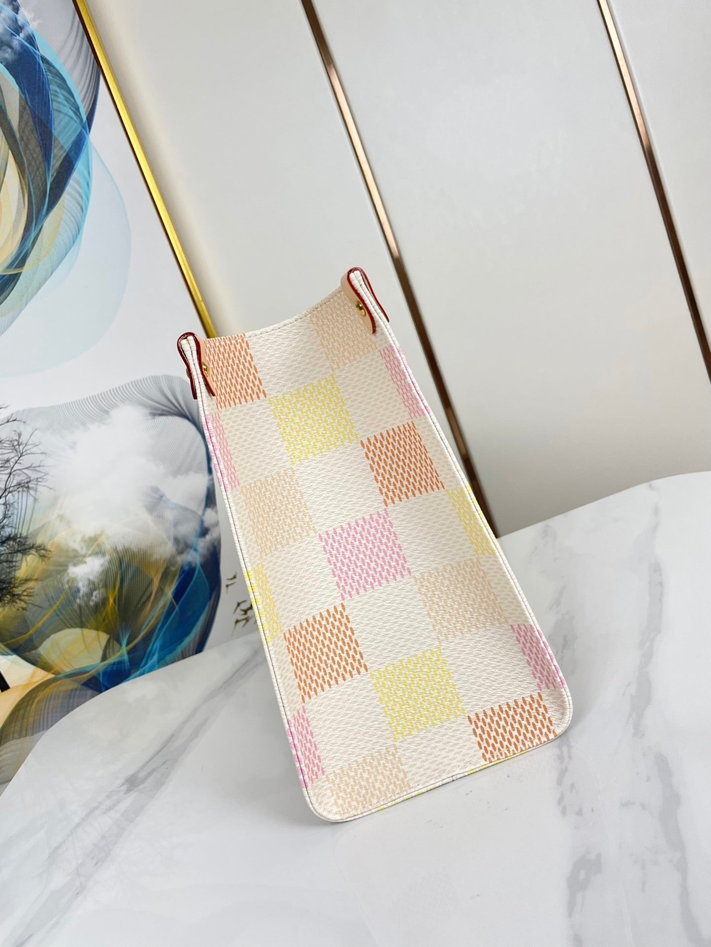 TOILE GÉANTE ONTHEGO 35 PÊCHE DAMIER