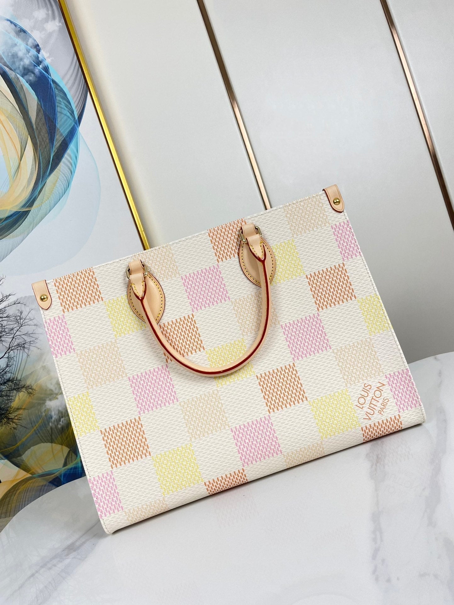 TOILE GÉANTE ONTHEGO 35 PÊCHE DAMIER