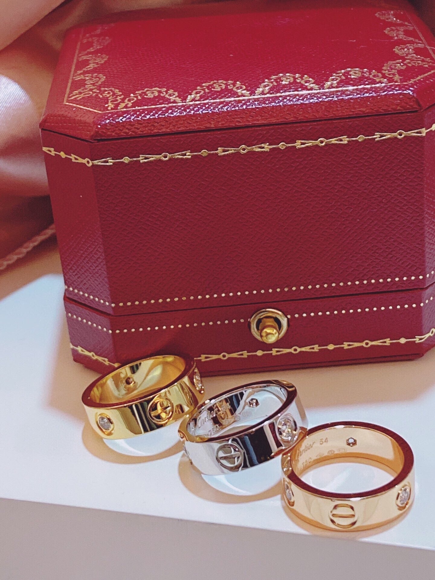 Bague trois diamants [Shinejoy]