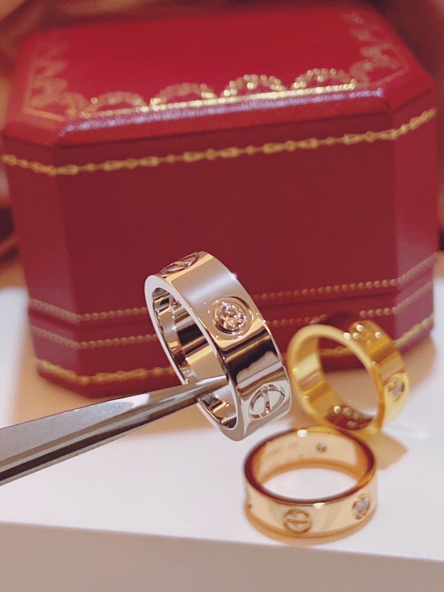 Bague trois diamants [Shinejoy]