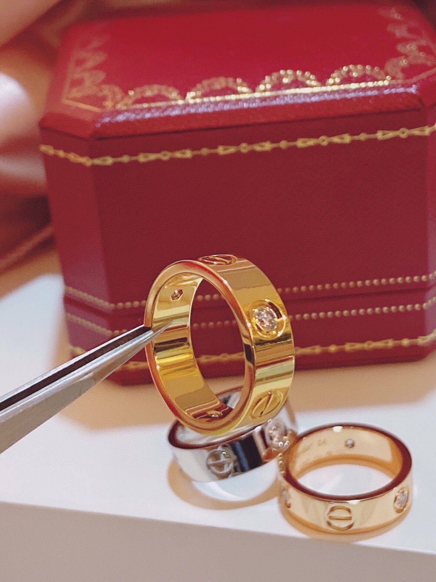 Bague trois diamants [Shinejoy]