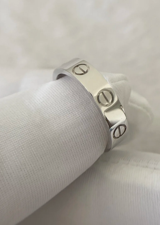 Bague d'amour [Shinejoy] 4 mm, 1 diamant, argent