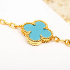 [⭐Shinejoy] COLLECTION DE BRACELETS TURQUOISE À MOTIF CLOVER 5