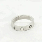 Bague d'amour [Shinejoy] 4 mm, 1 diamant, argent