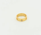Bague [Shinejoy] LOVE 5,5 mm, 3 diamants, or