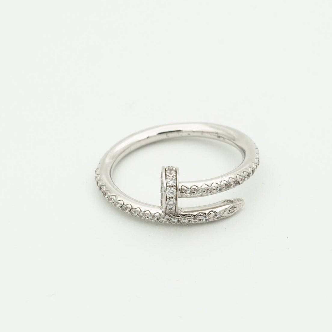 [Shinejoy]Bague Juste 1,8 mm Argent Diamants