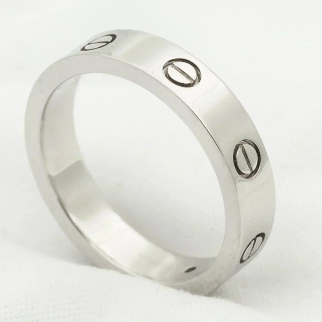 Bague d'amour [Shinejoy] 4 mm, 1 diamant, argent