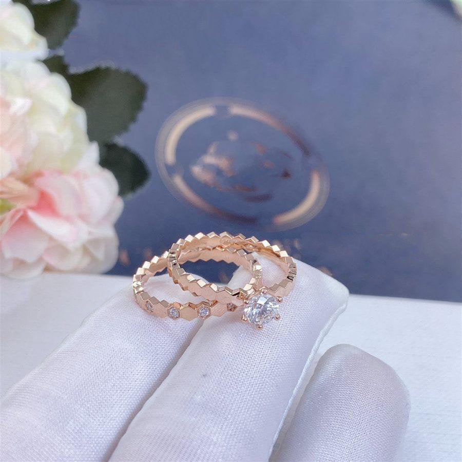 [Shinejoy]Bague BEE LOVE en or rose et diamant