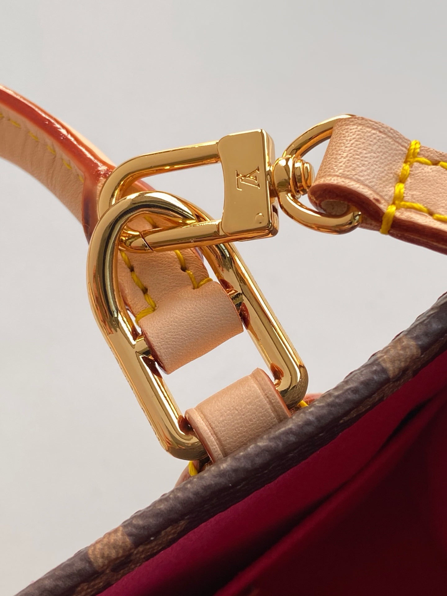 SAC PANDA ONTHEGO 18 POUCES EN TOILE ENDUITE MONOGRAMME MARRON