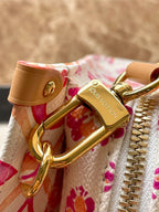 TOILE ONTHEGO EST OUEST 25 EN TOILE MONOGRAMME CORAIL