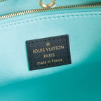 TOILE MONOGRAMME ONTHEGO PM 25 MARRON EN FORME DE CANARD