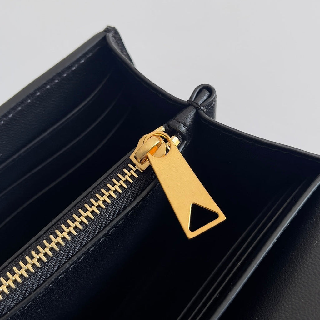 アンディアモ バッグ 19 ブラック カーフスキン