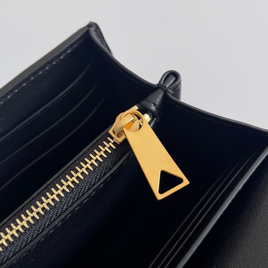 アンディアモ バッグ 19 ブラック カーフスキン