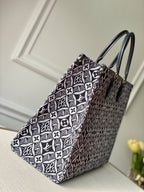 LV DEPUIS 1854 ONTHEGO GM TEXTILE GRIS