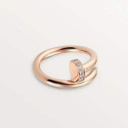 [Shinejoy]JUSTE BAGUE 2,65 MM OR ROSE DIAMANT