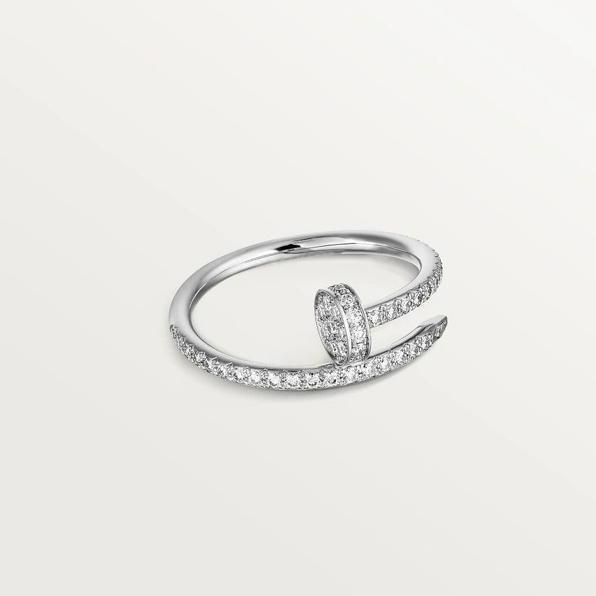 [Shinejoy]Bague Juste 1,8 mm Argent Diamants